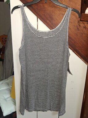 Eileen Fisher Tank Top Organic Linen Sz M NWT